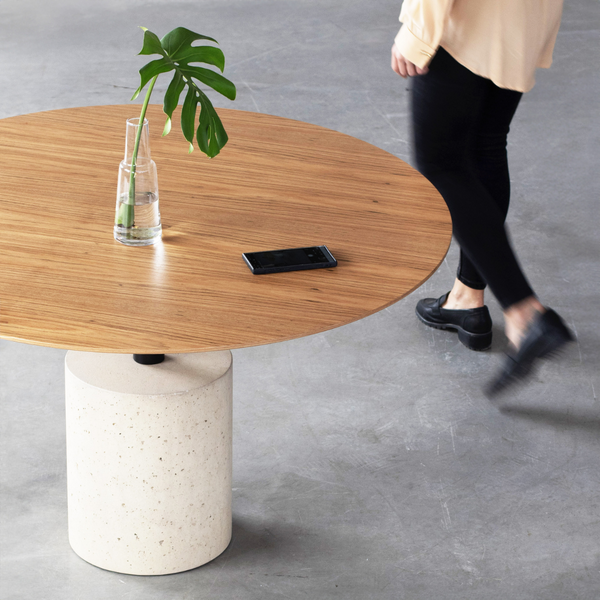 Mesa Bouman Neck Sol | Tampo Madeira - MEZAS