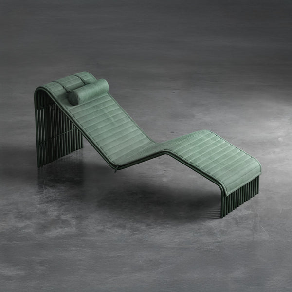 Espreguiçadeira Zeta INOX com Capa estofada
