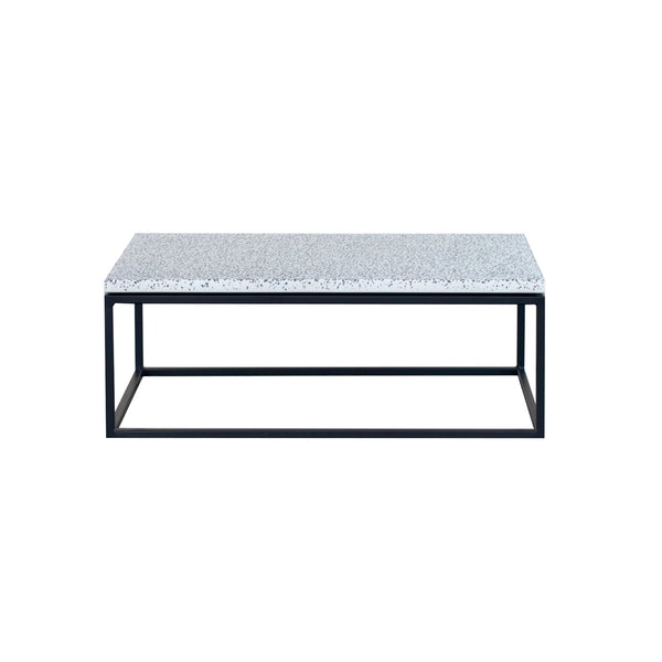 Mesa de Centro Hertz | Tampo Concreto e Granilite | Área Externa - MEZAS