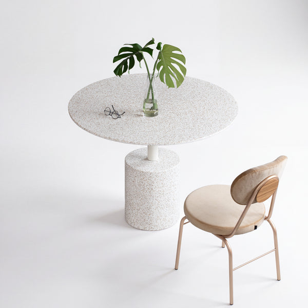 Mesa Bouman Neck Sol | Tampo Concreto e Granilite