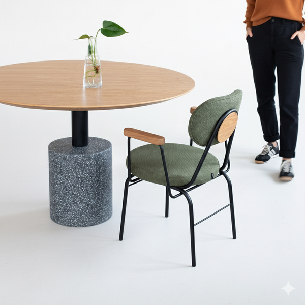 Mesa Bouman Neck Sol | Tampo Madeira - MEZAS