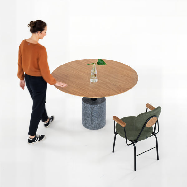 Mesa Bouman Neck Sol | Tampo Madeira - MEZAS