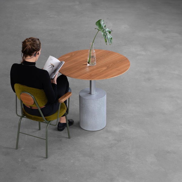 Mesa Bouman Neck Sol | Tampo Madeira - MEZAS