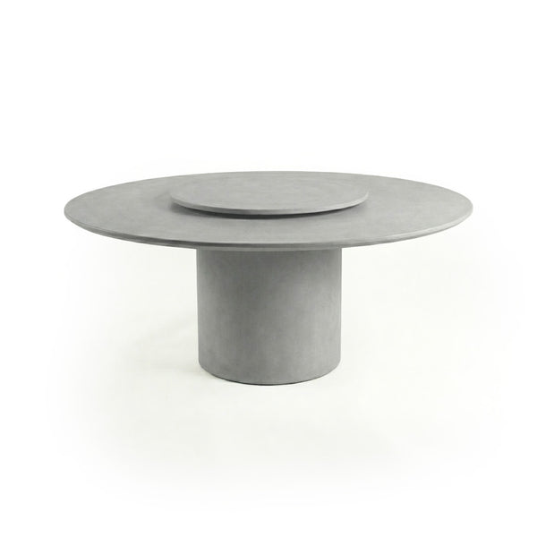 Mesa Bouman Solo | Tampo Concreto & Granilite | Base Concreto & Granilite