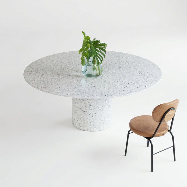 Mesa Bouman Solo | Tampo Concreto & Granilite | Base Concreto & Granilite