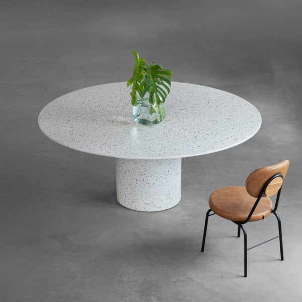 Mesa Bouman Solo | Tampo Concreto & Granilite | Base Concreto & Granilite - MEZAS