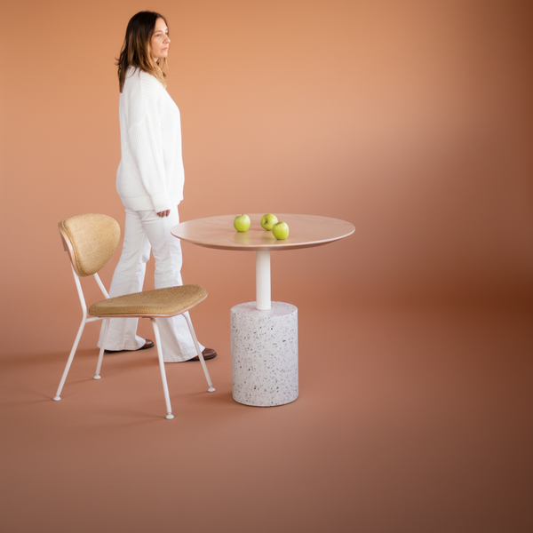 Mesa Bouman Neck Sol | Tampo Madeira - MEZAS