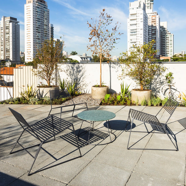 Mesa de Centro Pascal | Tampo Concreto & Granilite - MEZAS